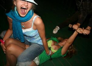Drunken Californian college girl orgy soiree