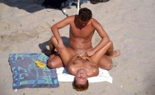 Beach banging pictures from unexperienced couples and