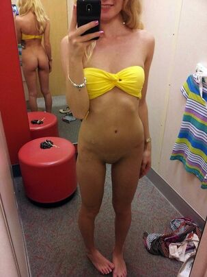 Ambitious teenagers posing nude in the dressing room. Nude..