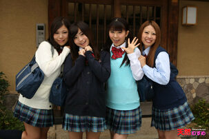 4 chinese students make warm hook-up with schoolmates