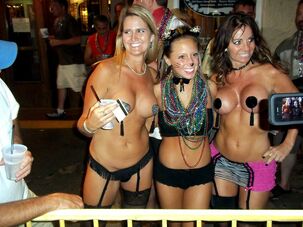Key west festival, some impressive naked ladies