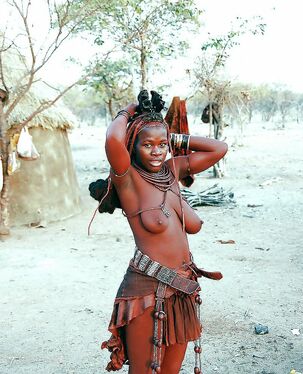 Nude femmes from african tribe, bra-less african femmes